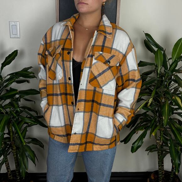 HFX Oversized Flannel Shirt - Picture 1 of 4